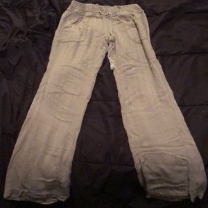 Roxy Ocean Side Beach Pants- olive green